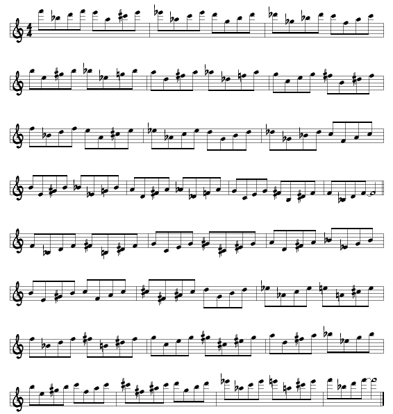 saxophone fingering exercises 2-04