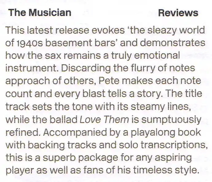 Another review of Midnight in the Naked City musician magazine
