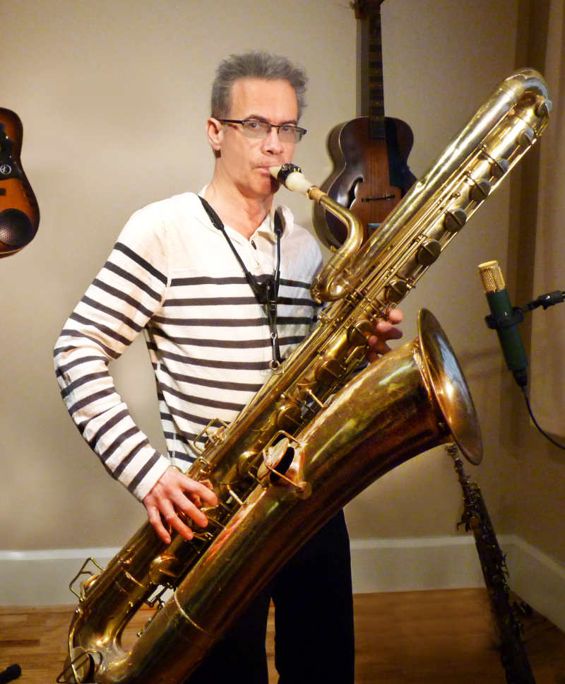 Pete Thomas bass saxophone